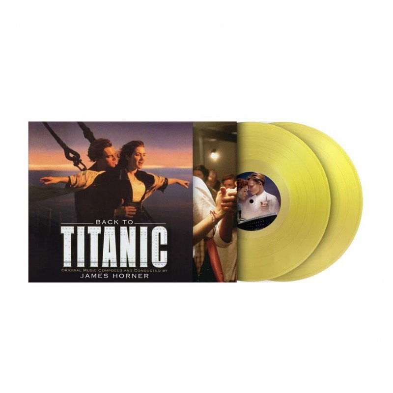 JAMES HORNER - B.S.O BACK TO TITANIC (2 LPs VINILO COLOR) (EDICION LIMITADA NUMERADA)