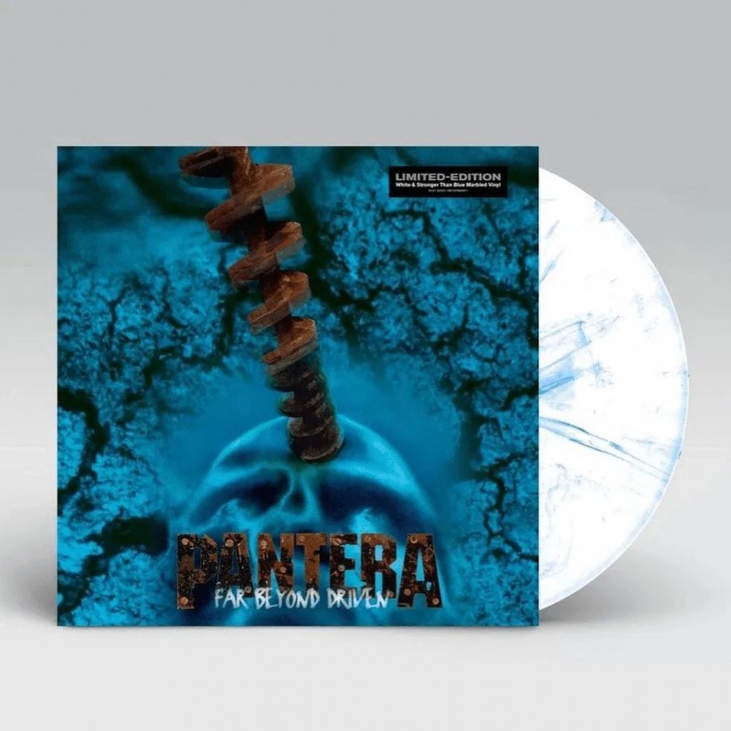 PANTERA - FAR BEYOND DRIVEN (LP VINILO COLOR BLANCO Y AZUL MARMOLADO)