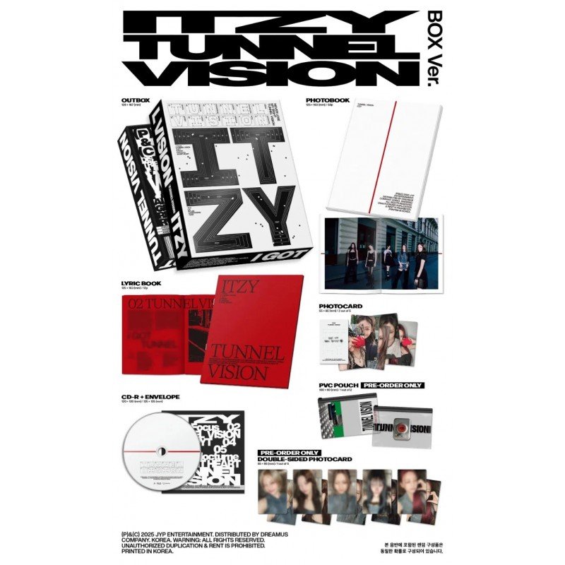 ITZY - TUNNEL VISION (CD ALBUM BOX EDITION)