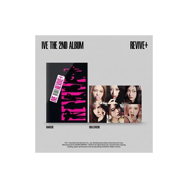 IVE - REVIVE+ (BANGERS VER. OR CHALLENGERS VER) (CD ALBUM)
