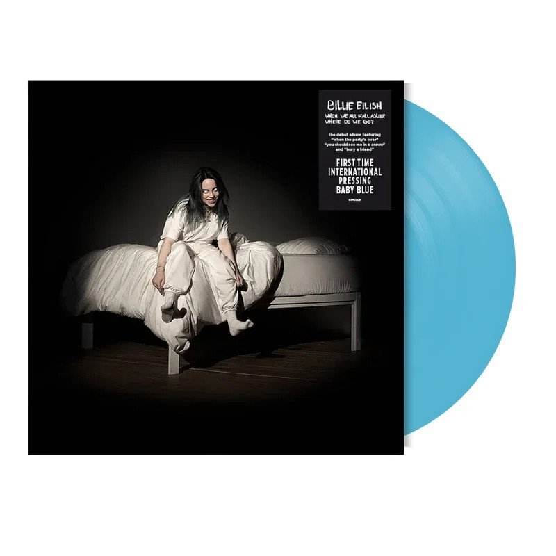BILLIE EILISH - WHEN WE ALL FALL ASLEEP, WHERE DO WE GO? (LP VINILO COLOR AZUL)