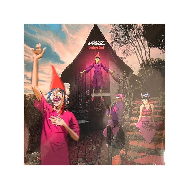GORILLAZ - CRACKER ISLAND - (LP BLACK VINILO 140 GRAMOS)