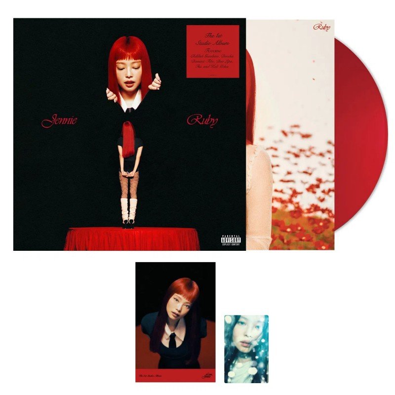 JENNIE (BLACKPINK) - RUBY (LP VINILO COLOR ROJO MANZANA OPACO)
