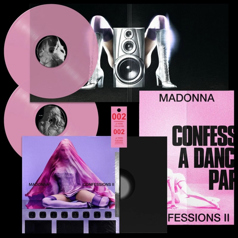 MADONNA - CONFESSIONS II (EDICIÓN COLOR ROSA) (16 TRACKS)(2LP-VINILO)